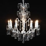 Arabella French White 12 Arm Chandelier